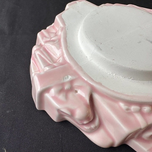 Vintage‎ Christmas Tree Mouse Pink Ceramic Mold 1987 Two Piece Presents - Picture 12 of 16